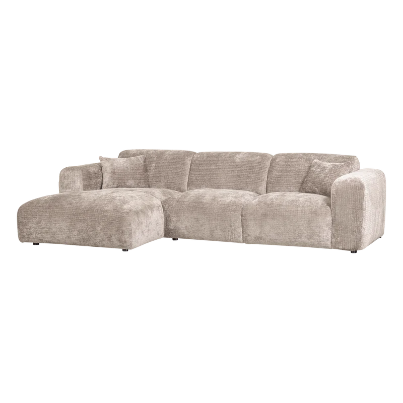 Cloud Liegestuhl Bank Links Chenille natur