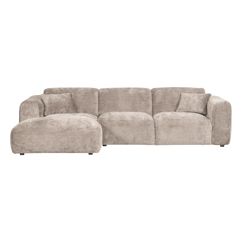 Cloud Liegestuhl Bank Links Chenille natur