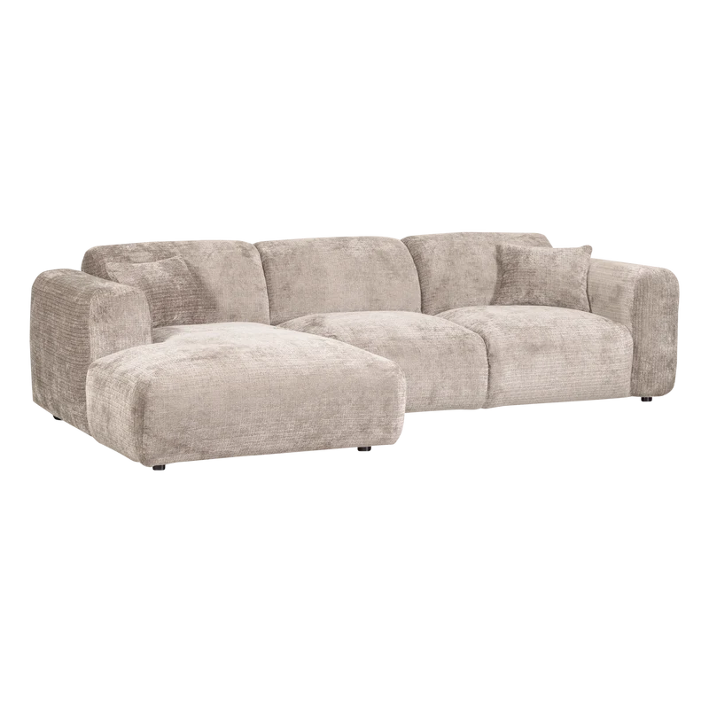 Cloud Liegestuhl Bank Links Chenille natur