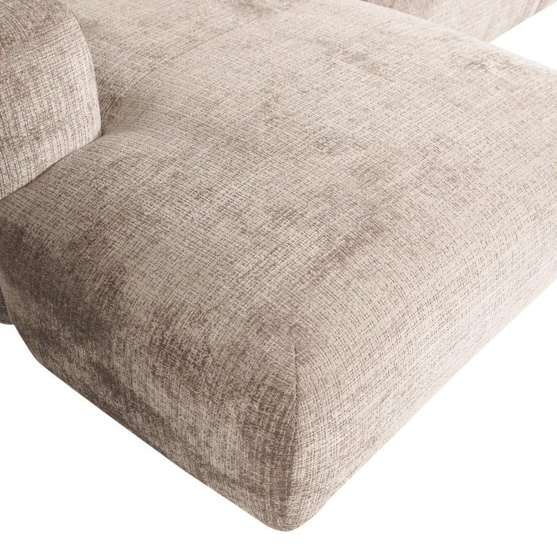 Cloud Liegestuhl Bank Links Chenille natur