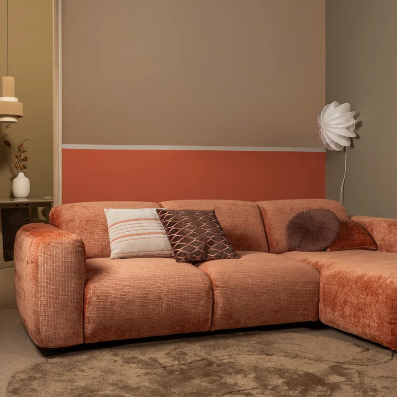 Cloud Chaiselongue, rechts, Chenille Terra