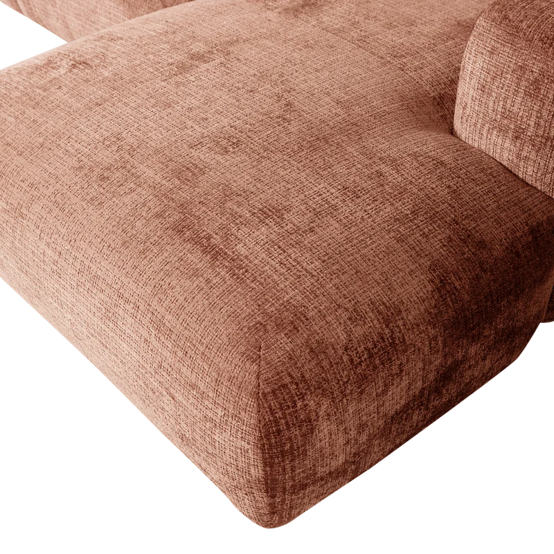 Cloud Chaiselongue, rechts, Chenille Terra