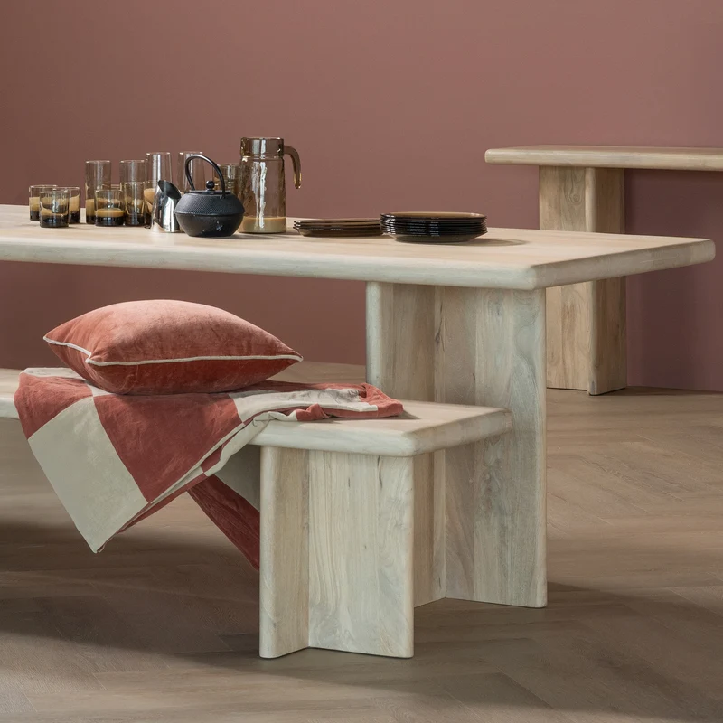 Ato esstisch 180x90 cm mango holz natur