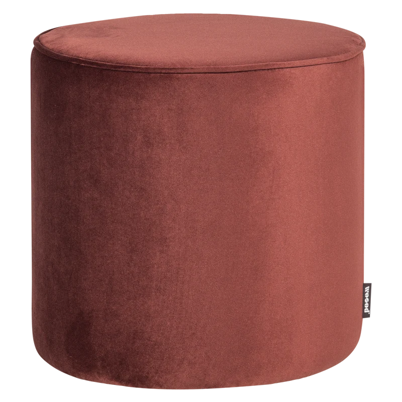 Sara hocker hoch 46xØ46 cm samt bordeauxrot