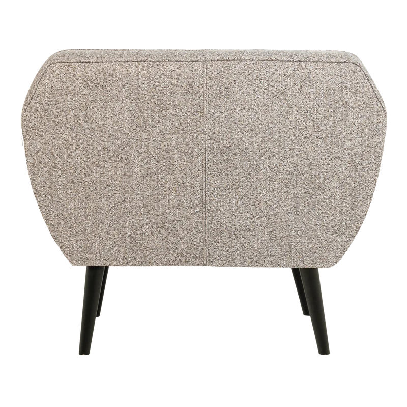 Rocco sessel webstoff braun melange