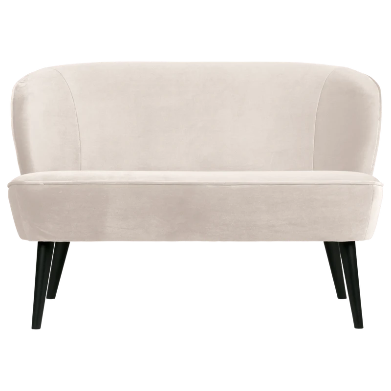 Sara kleines sofa samt off white