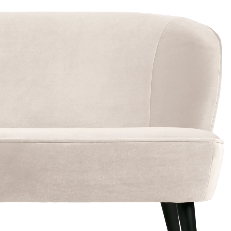 Sara kleines sofa samt off white