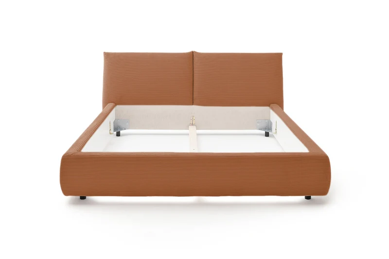 KAWOLA Bett HENRY Polsterbett Cord rost