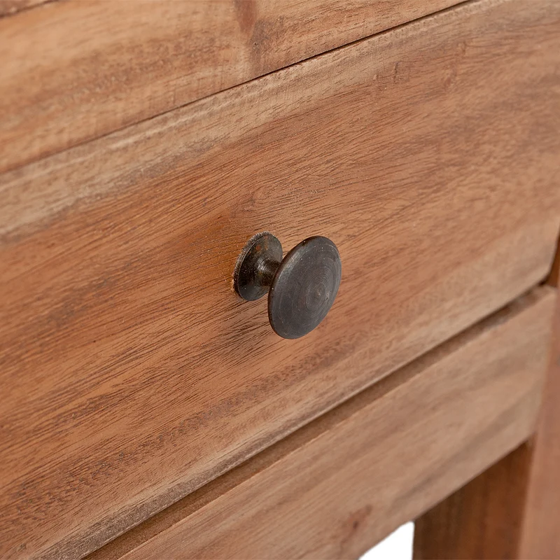 Massivholz Regal RACK-XL ca.140cm Rustic Teak