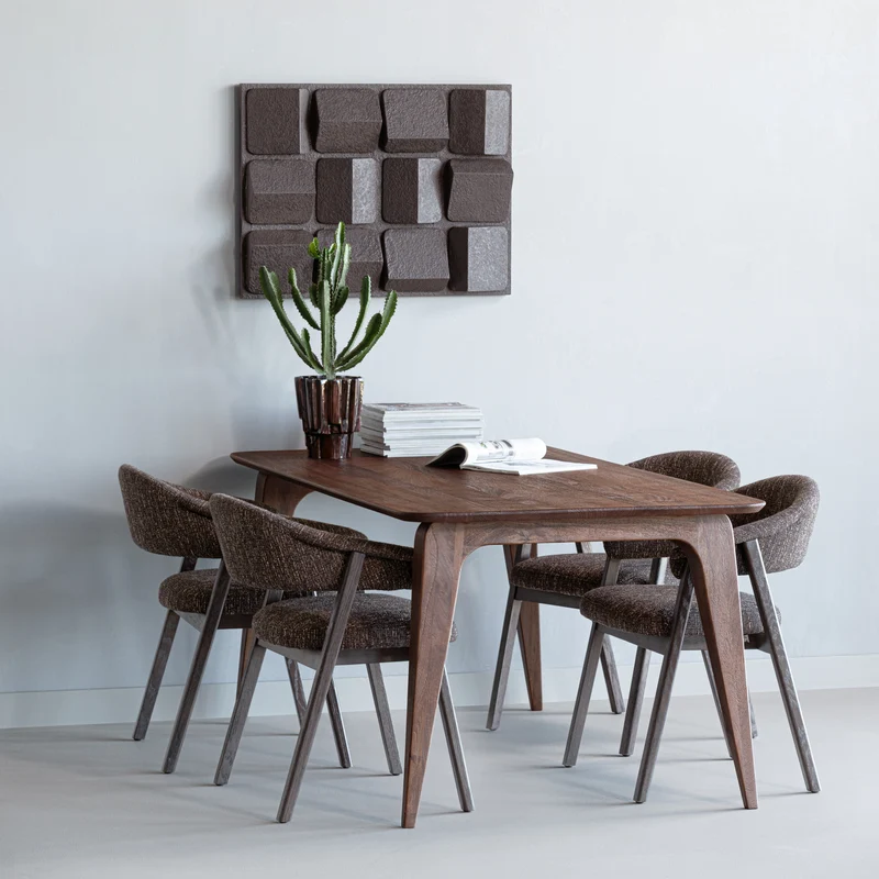 Rubo esstisch 180x95 cm mango holz braun
