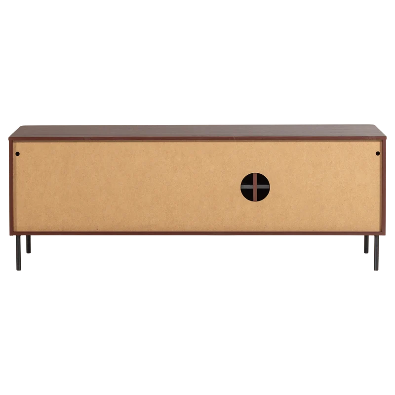 Gunnar tv-möbel 154 cm kiefer bordeauxrot