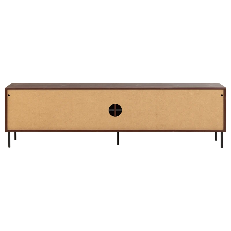 Gunnar tv-möbel 200 cm kiefer bordeauxrot