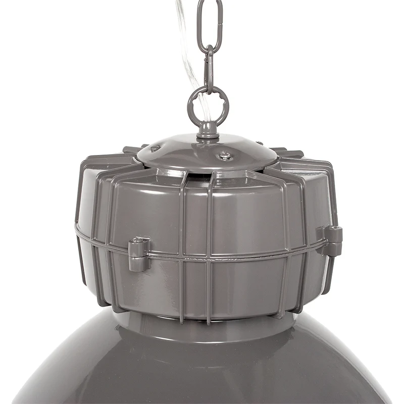 Metall Hängeleuchte BJÖRN D47cm Grau Industrie-Look