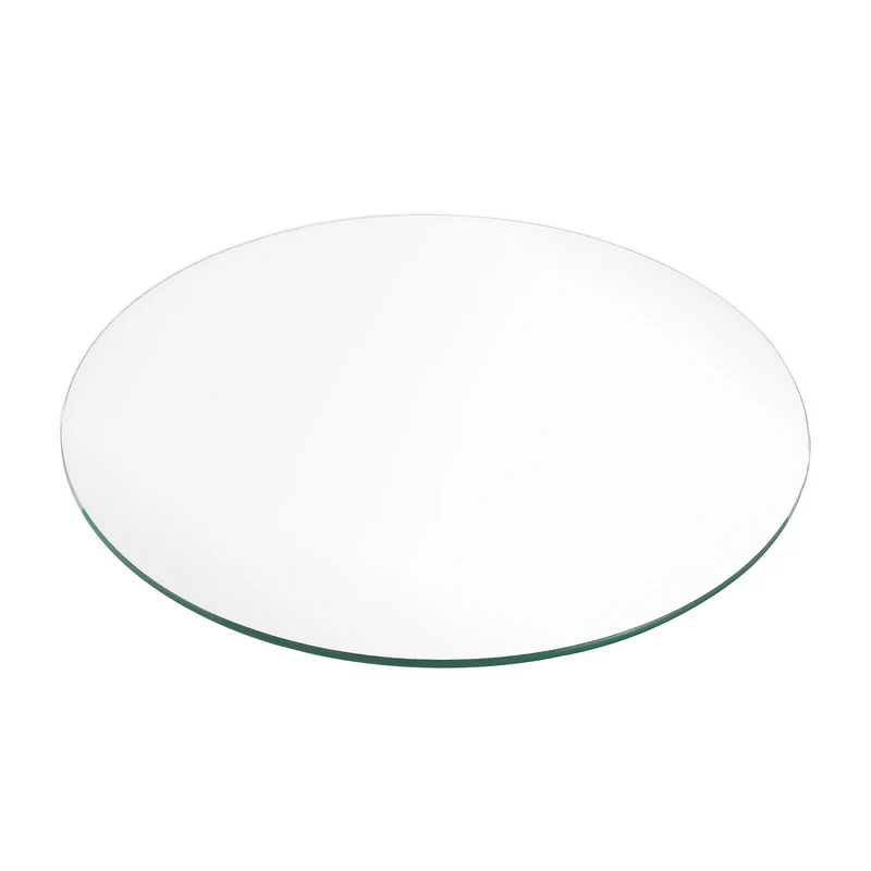 Glasplatte TERRY 90cm Rund Gehärtetes Glas Bodenplatte