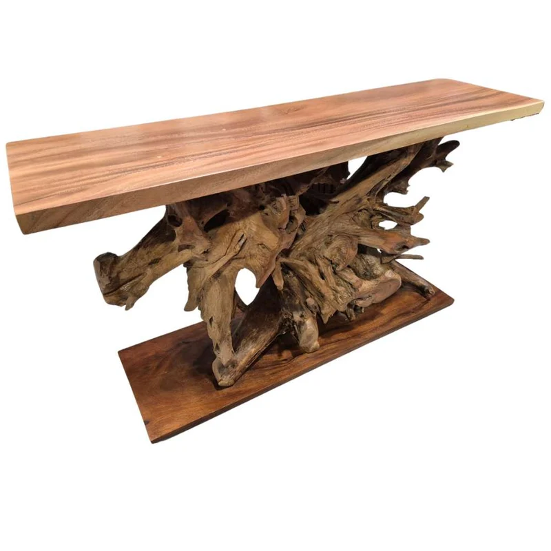 Individuelle Teak Konsole RADICA Natural ca. L150cm Suar