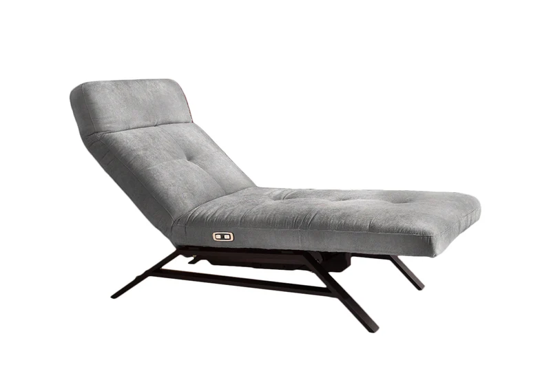 KAWOLA Liege AMERIVA Relaxliege Velvet grau