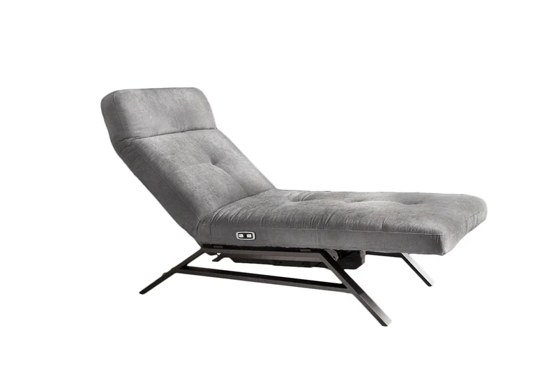 KAWOLA Liege AMERIVA Relaxliege Velvet grau