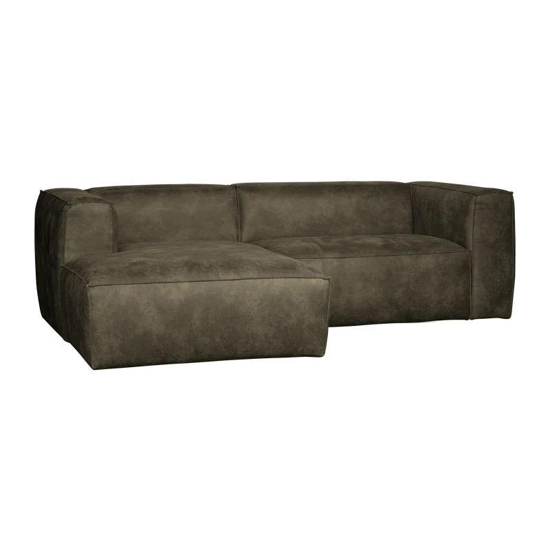 Bean chaise longue sofa links eco-leder army