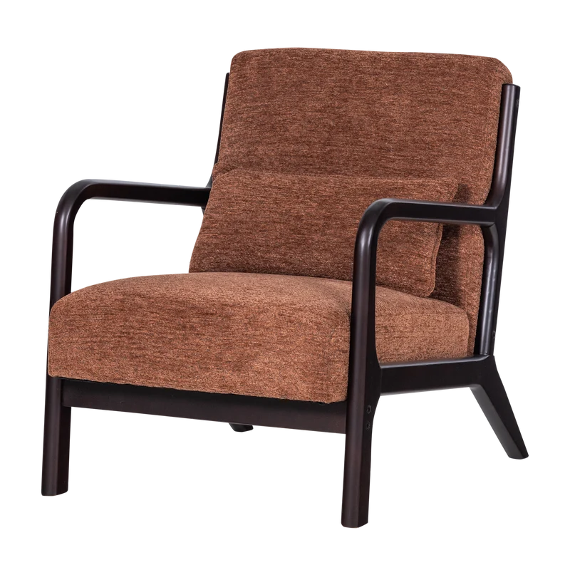 Mark sessel chenille braun