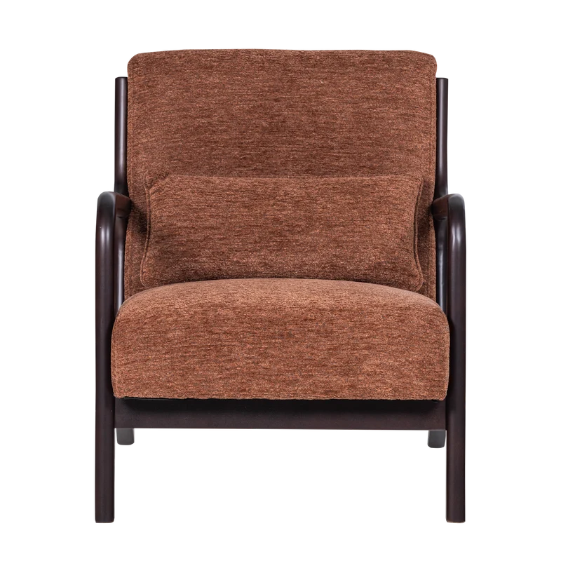 Mark sessel chenille braun