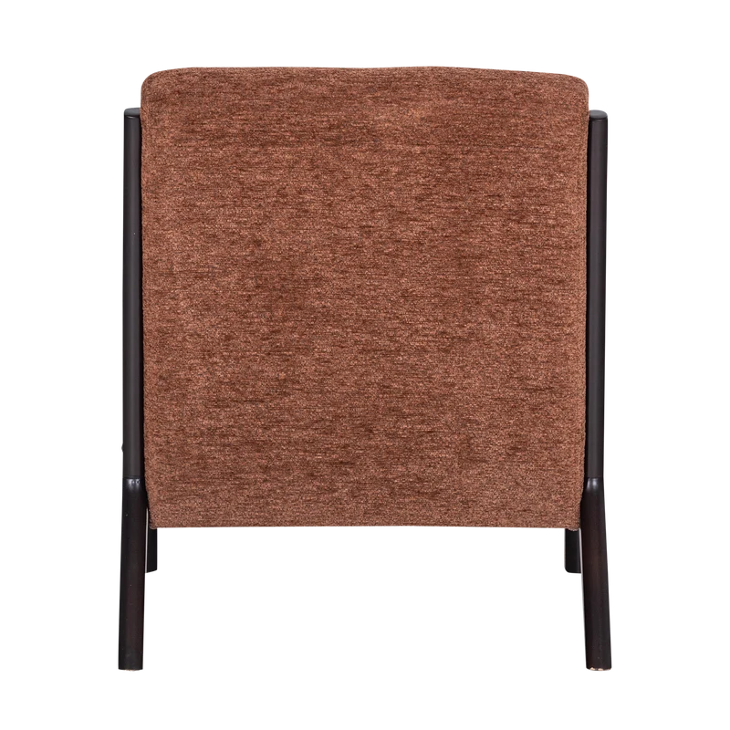 Mark sessel chenille braun