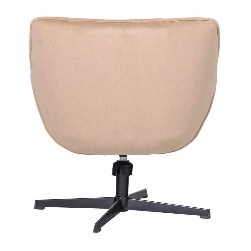 Wibo drehsessel mat velvet natur