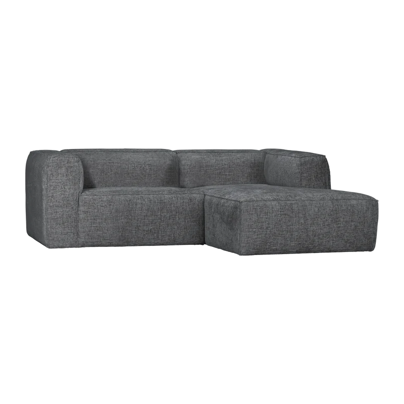 Bean chaise longue sofa rechts grobe melange terrazzo