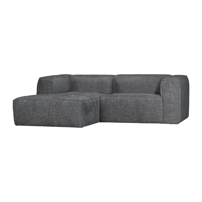 Bean chaise longue sofa links grobe melange terrazzo