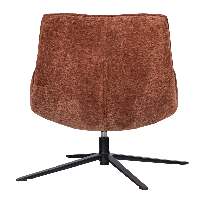 Maudi drehsessel chenille strukturiert braun