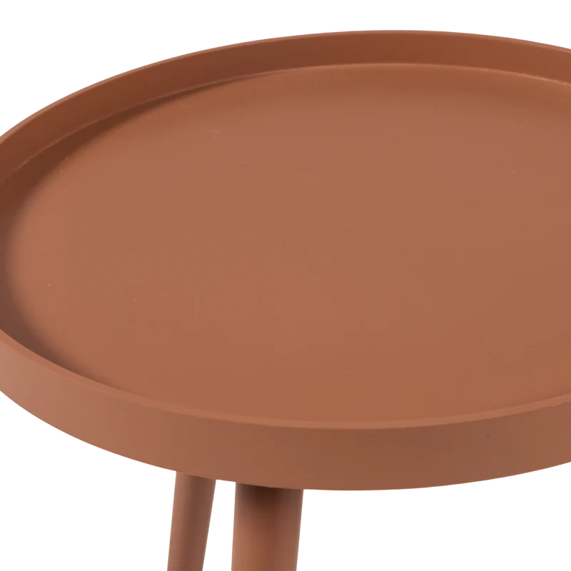Sasha beistelltisch ø41 cm holz altrosa