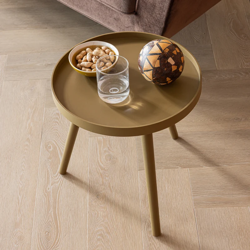 Sasha beistelltisch ø41 cm holz honiggelb