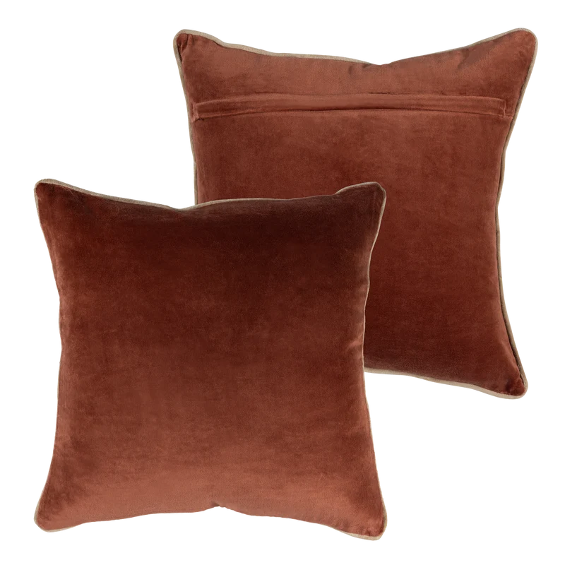 Zena kissin velvet rosa/rostbruin - 4er set