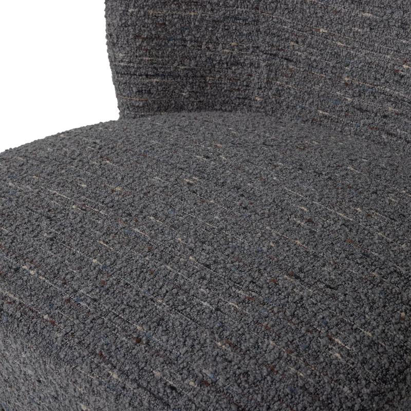 Atty drehsessel chunky melange grau