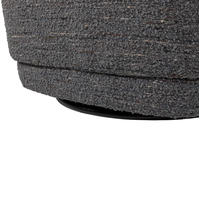 Atty drehsessel chunky melange grau