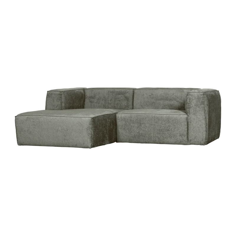 Bean chaise longue sofa links struktur-samt waterplant