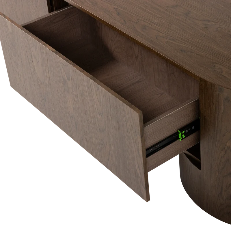 Velari tv-möbel holz furnier braun