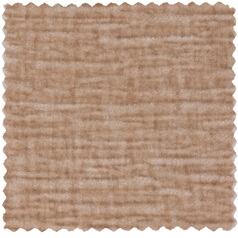 Statement hocker chenille samt natur