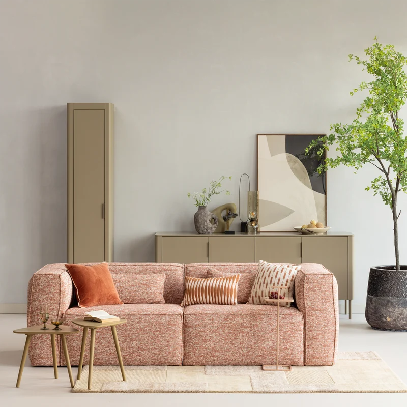 Bean chaise longue sofa links terra melange