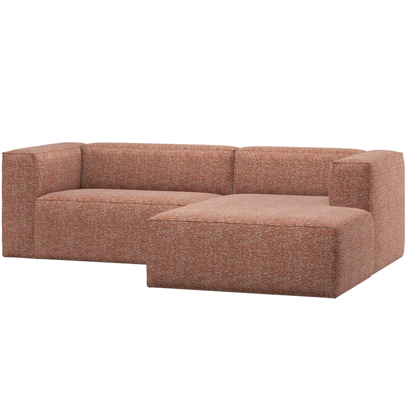 Bean chaise longue sofa rechts terra melange