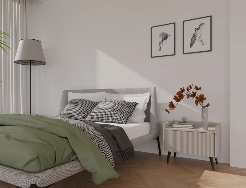 Ademo Couchtisch 100 cm mit Klappe und offenem Fach – Kaschmir