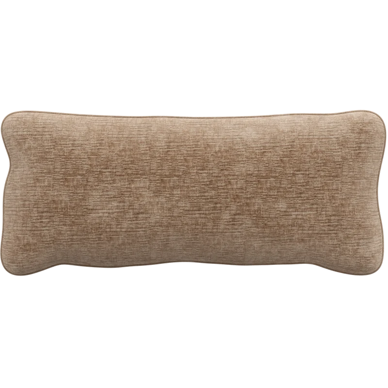 Bean kissen chenille-samt pfirsichrosa