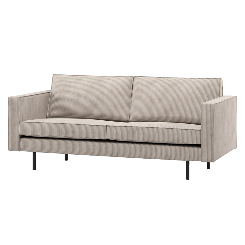 Rodeo 2,5-sitzer sofa cord ecru