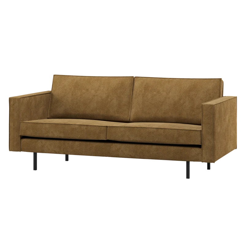 Rodeo 2,5-sitzer sofa cord honiggelb