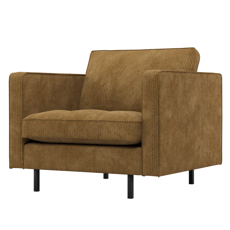 Rodeo classic sessel cord honiggelb