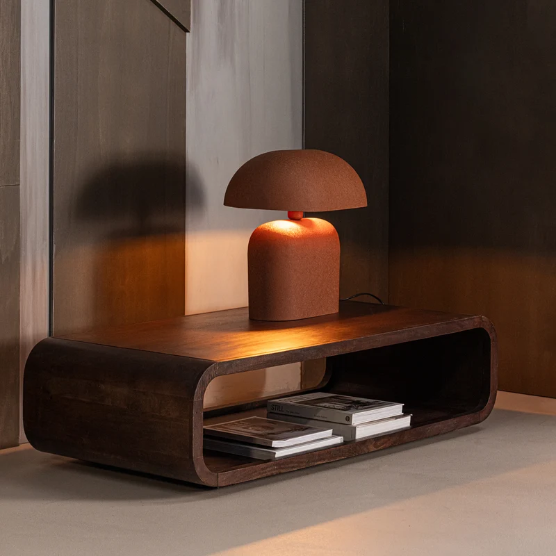 Kinu couchtisch mango holz dunkelbraun