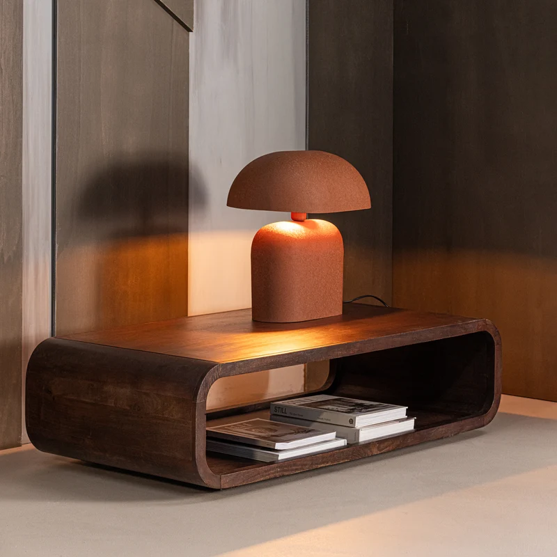 Kinu couchtisch mango holz dunkelbraun