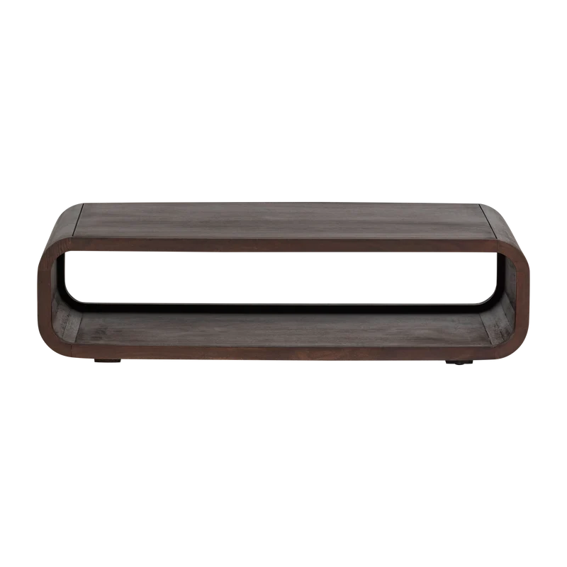 Kinu couchtisch mango holz dunkelbraun