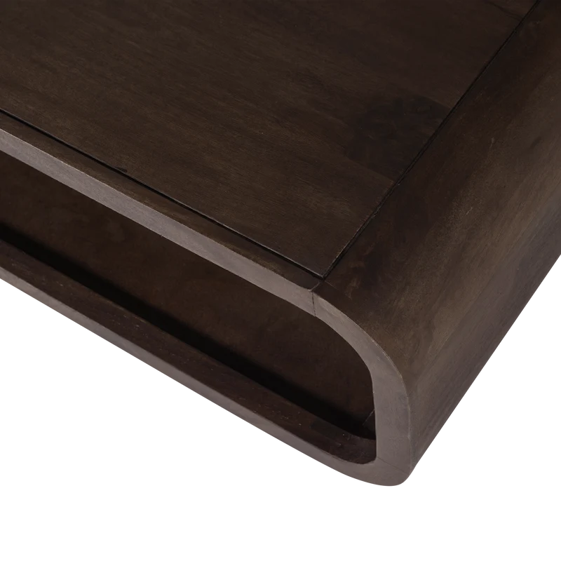 Kinu couchtisch mango holz dunkelbraun