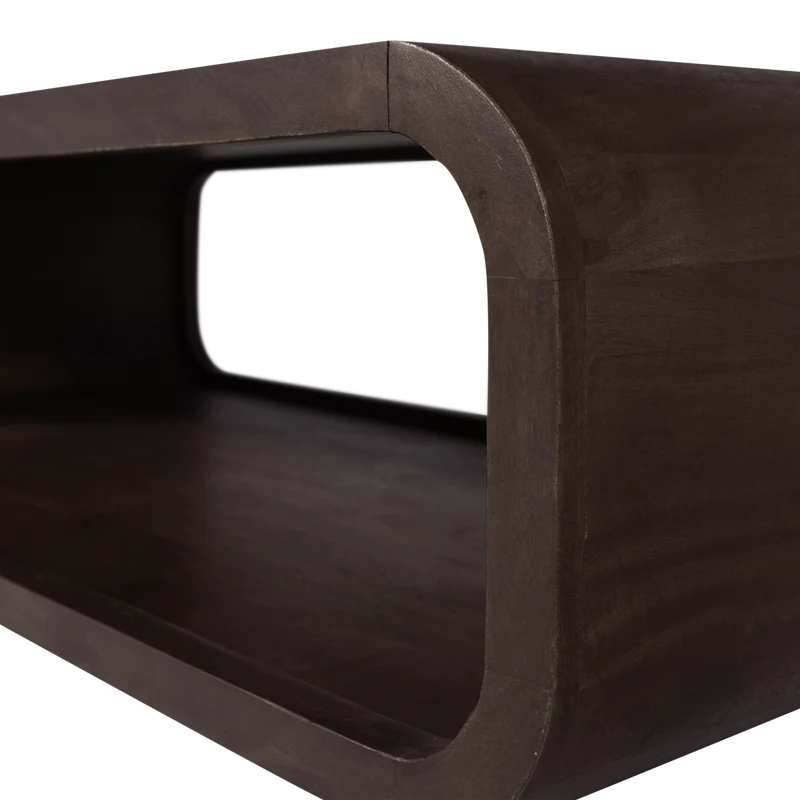 Kinu couchtisch mango holz dunkelbraun
