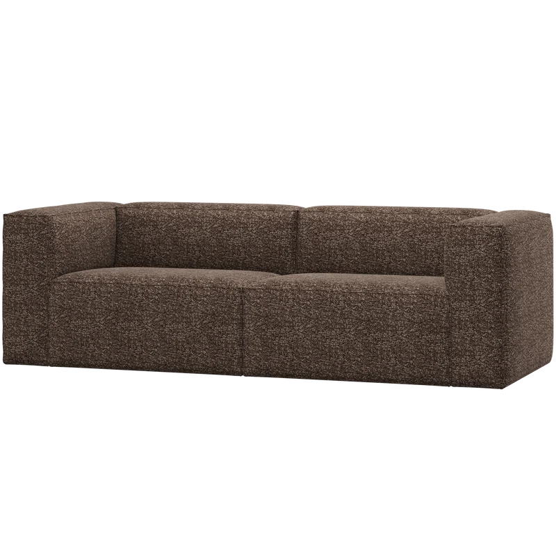 Bean 3,5-sitzer sofa braun melange